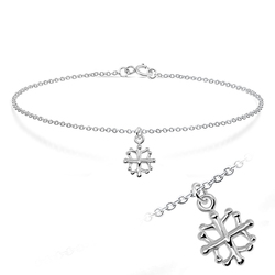 Snowflake Silver Bracelet BRS-193
